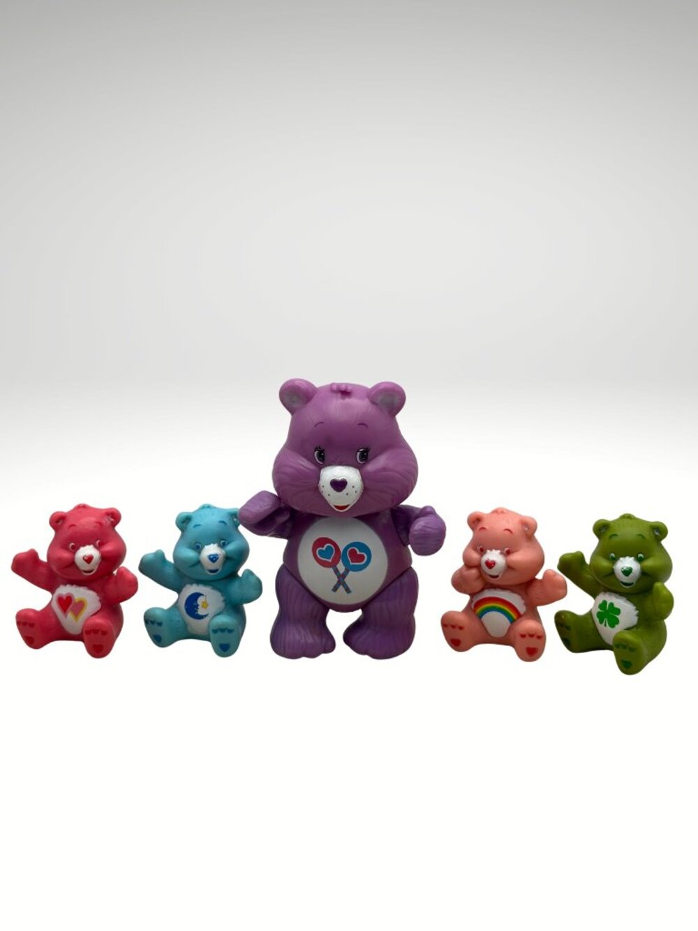 Vintage Y2K Era Care Bears TCFC Mini Figures Lot 5 Share Bear (SKU: 912TO)